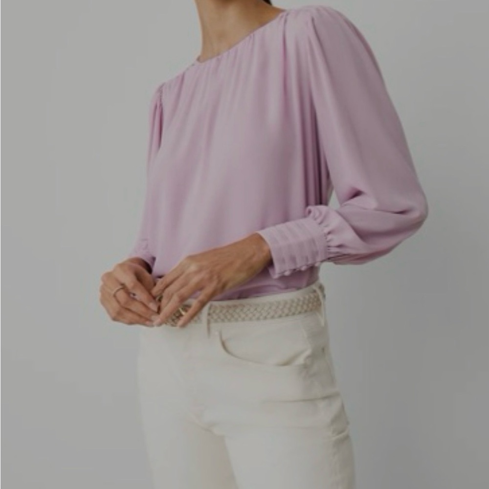 Ann Taylor Lavender Blouse for Women